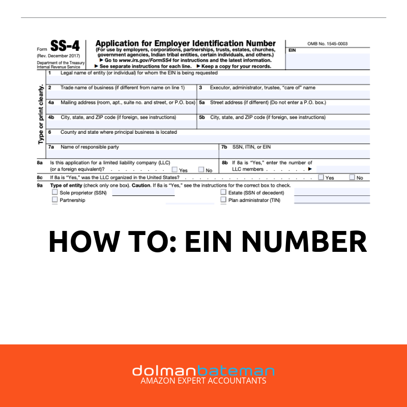 How to obtain your EIN number