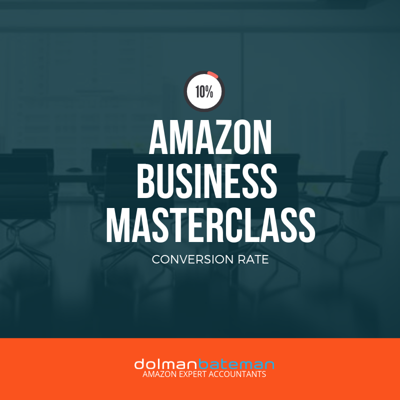 Amazon Business Masterclass conversion rate