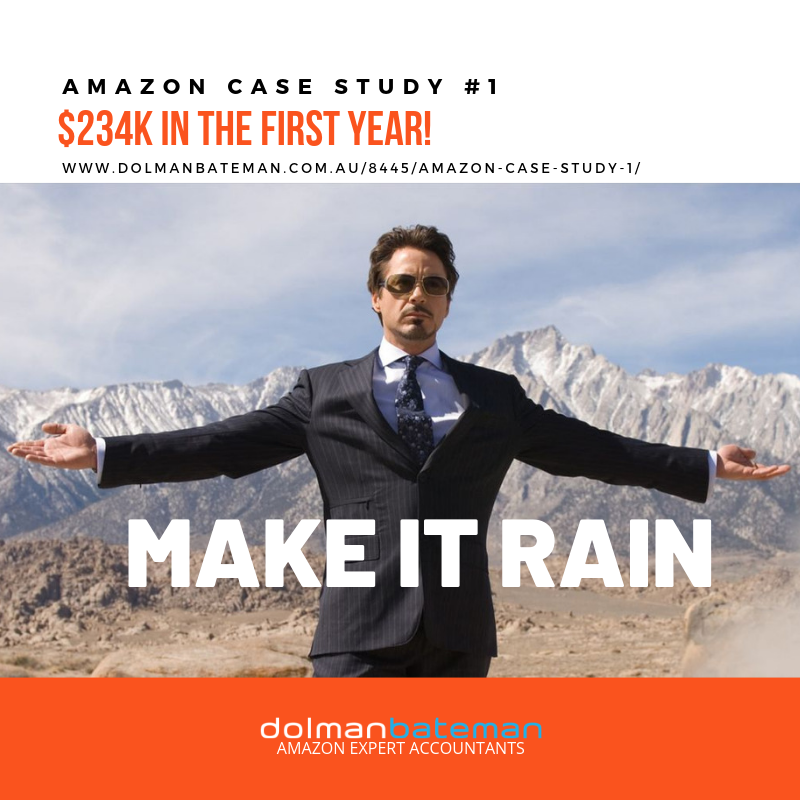 amazon case study, earning $234k in the first year