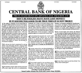 Nigerian Letter Scam